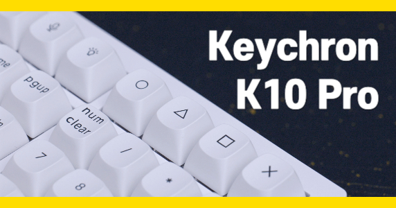 하얗고 귀여운데 키맵핑도 가능한 풀배열 오피스 키보드│키크론 K10 Pro